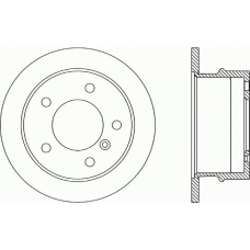 BDR1784.10 OPEN PARTS Тормозной диск