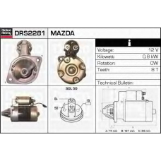 DRS2281 DELCO REMY Стартер