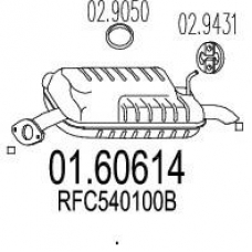 01.60614 MTS Глушитель выхлопных газов конечный
