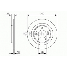 0 986 479 A14 BOSCH Тормозной диск