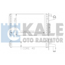 116600 KALE OTO RADYATOR Теплообменник, отопление салона