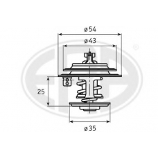 350310 ERA Термостат, охлаждающая жидкость