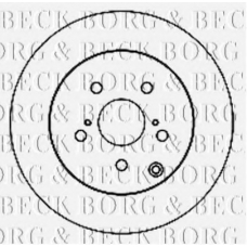 BBD5159 BORG & BECK Тормозной диск