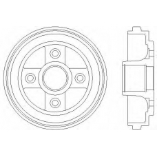 61240 PAGID Тормозной барабан