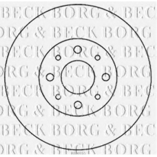 BBD4055 BORG & BECK Тормозной диск