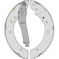 K625744 MGA Комплект тормозов, барабанный тормозной механизм