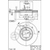 BS 8087 BRECO Тормозной диск