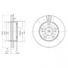 BG3172 DELPHI Тормозной диск