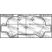 0101-ACV30R FEBEST Комплект тормозных колодок, дисковый тормоз