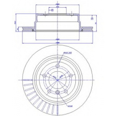 142.1389 CAR Тормозной диск