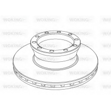 NSA1040.20 WOKING Тормозной диск