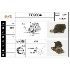 TO9034 SNRA Стартер