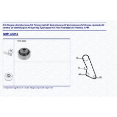341310291102 MAGNETI MARELLI Комплект ремня грм