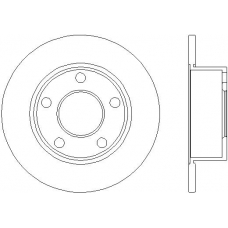 MDC654 MINTEX Тормозной диск