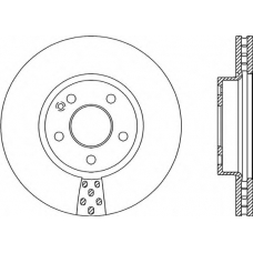 BDA2060.20 OPEN PARTS Тормозной диск