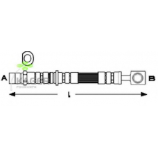 38-0858 KAGER Тормозной шланг