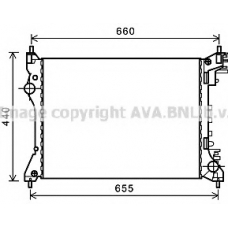 AL2117 AVA Радиатор, охлаждение двигателя