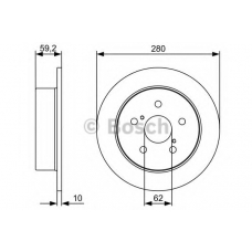 0 986 479 520 BOSCH Тормозной диск