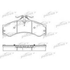 PBP1043 PATRON Комплект тормозных колодок, дисковый тормоз
