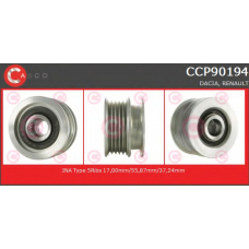 CCP90194 CASCO Ременный шкив, генератор