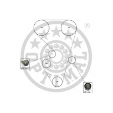 SK-1598 OPTIMAL Комплект ремня грм