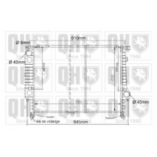 QER1024 QUINTON HAZELL Радиатор, охлаждение двигателя