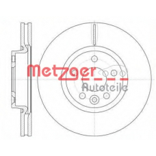 61019.10 METZGER Тормозной диск