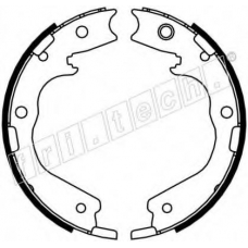 1047.378 fri.tech. Комплект тормозных колодок, стояночная тормозная с