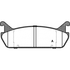 BPA0329.00 OPEN PARTS Комплект тормозных колодок, дисковый тормоз