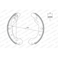 152-2023 WEEN Комплект тормозных колодок