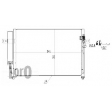 019-016-0013 LORO Конденсатор, кондиционер