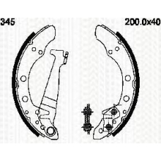 8100 29345 TRISCAN Комплект тормозных колодок