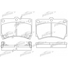 PBP715 PATRON Комплект тормозных колодок, дисковый тормоз