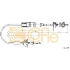 11.3264 COFLE Трос, управление сцеплением