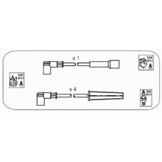 D3S JANMOR Комплект проводов зажигания