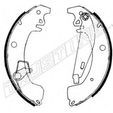 7336 TRUSTING Комплект тормозных колодок