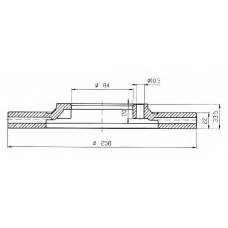 BDC3823 QUINTON HAZELL Тормозной диск