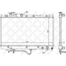 10-26382-SX STELLOX Радиатор, охлаждение двигателя