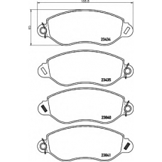 8DB 355 019-451 HELLA Комплект тормозных колодок, дисковый тормоз