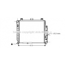 MSA2238 AVA Радиатор, охлаждение двигателя
