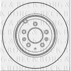 BBD5276 BORG & BECK Тормозной диск