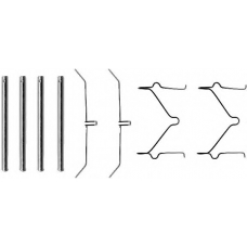 8DZ 355 201-101 HELLA комплект принадлежностей, тормозной суппорт