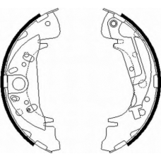 8DB 355 000-361 HELLA PAGID Комплект тормозных колодок