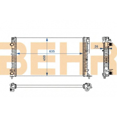 2108978 BEHR Radiator