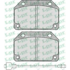 05P178 LPR Комплект тормозных колодок, дисковый тормоз