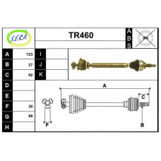 TR460 SERA Приводной вал