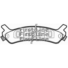 FBP3419 FIRST LINE Комплект тормозных колодок, дисковый тормоз