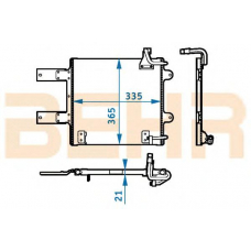 7402400 BEHR Condenser