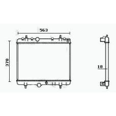 RM0383 EQUAL QUALITY Радиатор, охлаждение двигателя