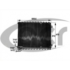 300634 ACR Конденсатор, кондиционер